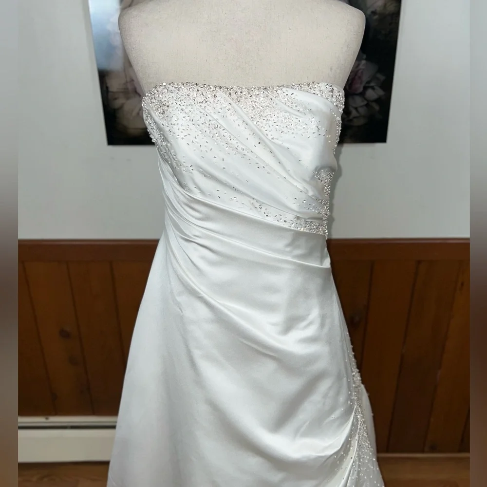 Pretty Vintage 90s Maggie Sottero Couture Corset Wedding Gown! - Picture 3 of 7